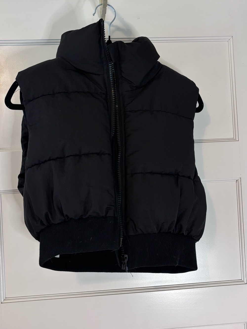 Kids Black Puffer Vest Jacket - Lightweight Warmth
